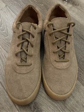 Yeezy Crepe Shoes Shaggy Suede in Taupe